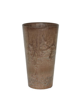 Artstone Claire vase brown 14   26
