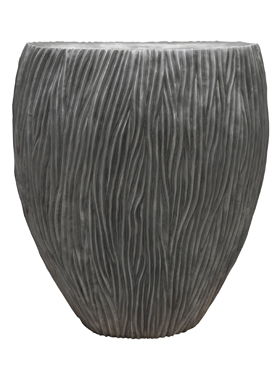 River Vase oval aluminium  100 50 120